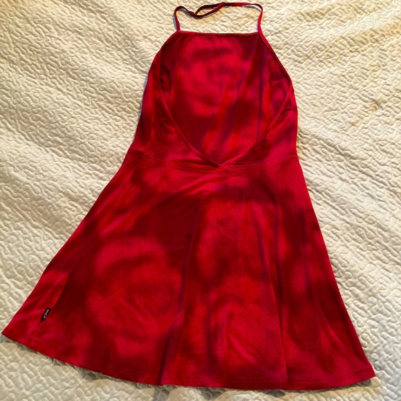 Pink/Red RVCA mini dress SZ Small - Picture 2 of 6
